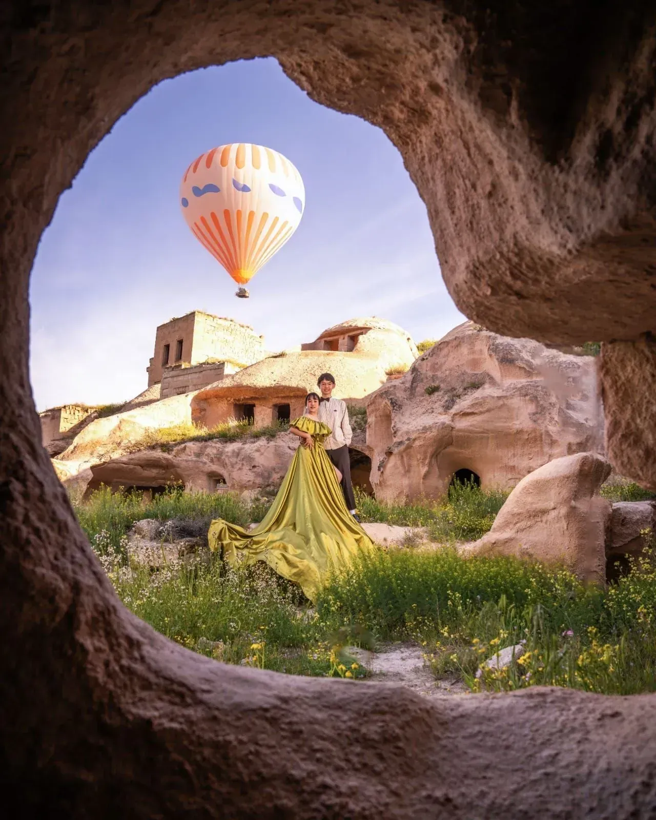 Mağara çerçeve balon