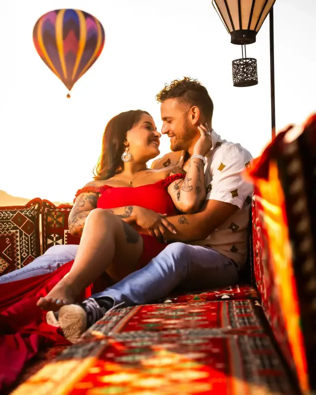 Teras çekimi balon