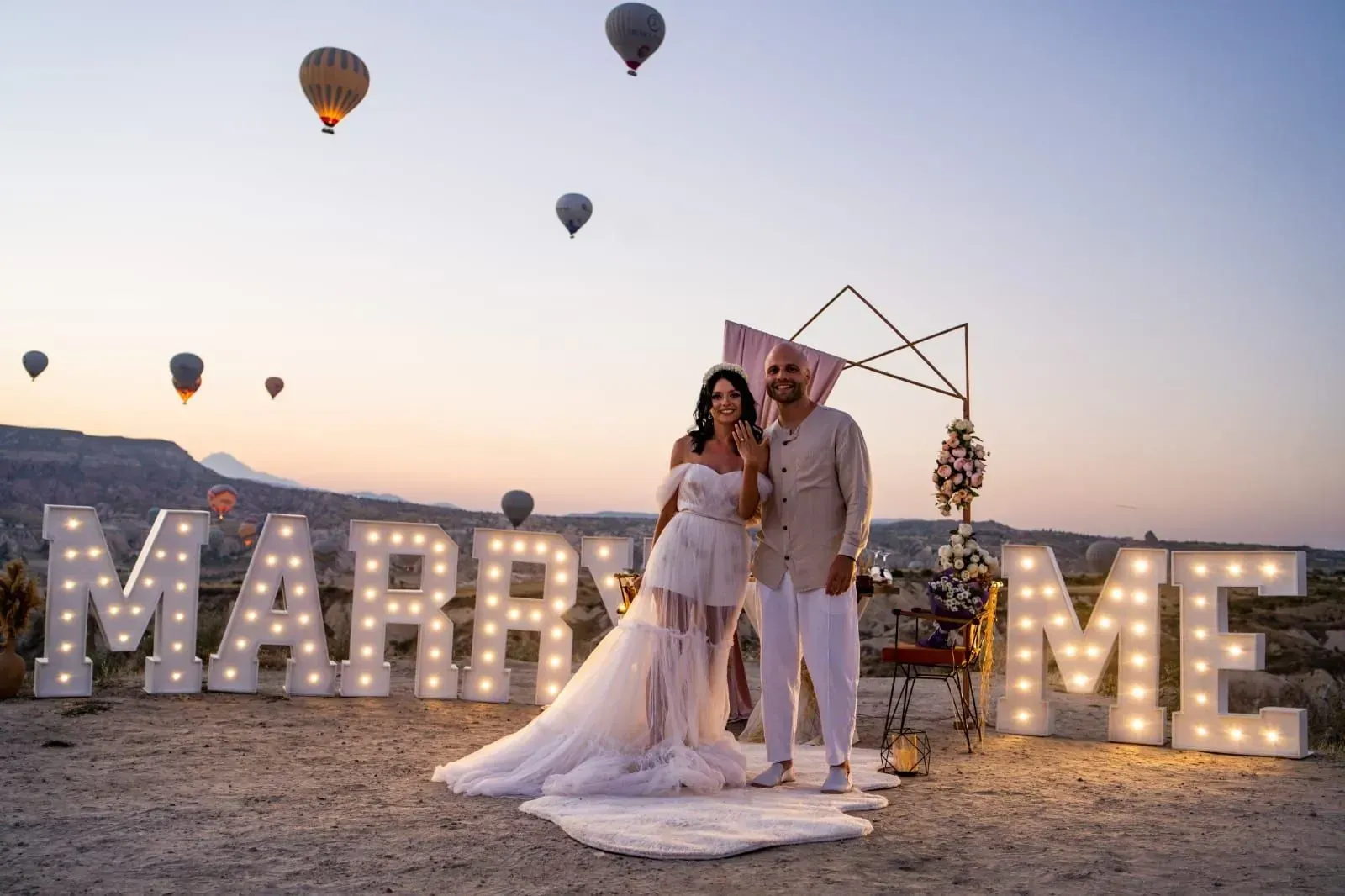 Evlilik teklifi balon