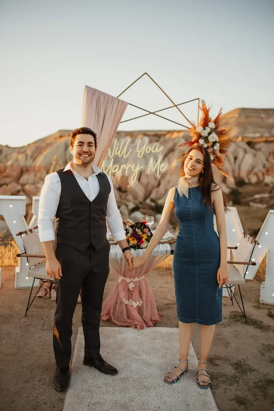 Mutlu çiftin ilk anları