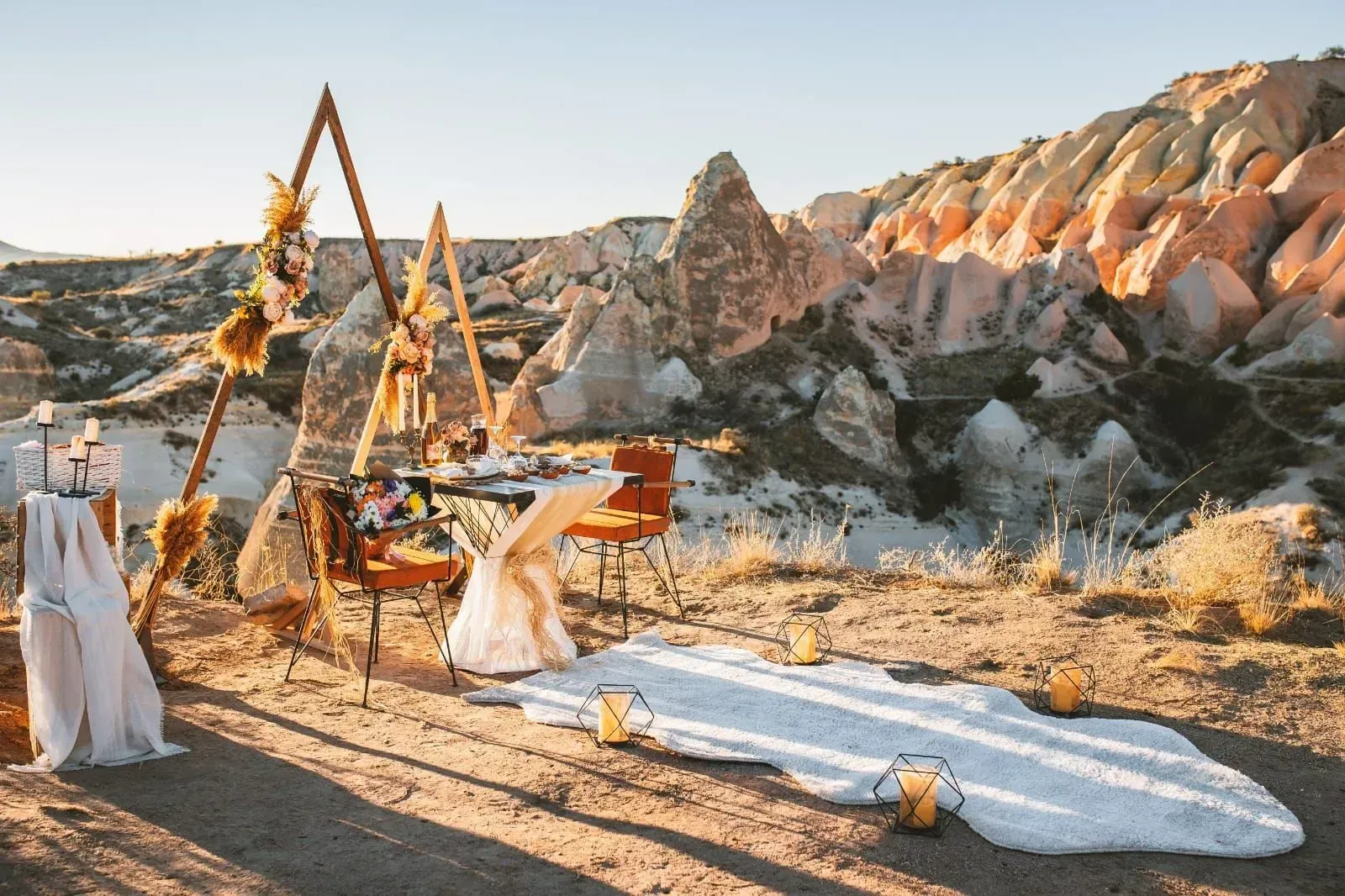 Panoramik teras çekimi